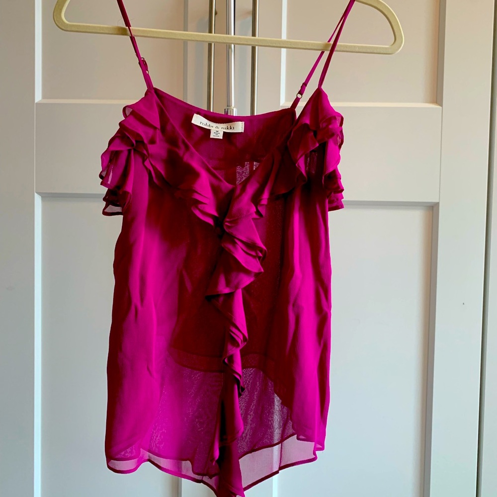 Silk tank top